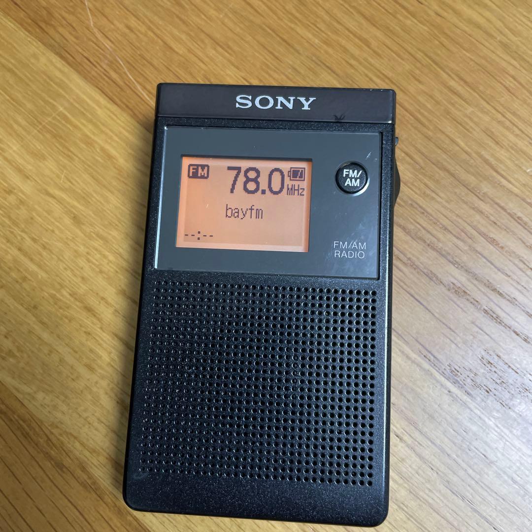 SONY ソニー ポケットラジオ SRF-R356 FM/AM ポータブルラジオ