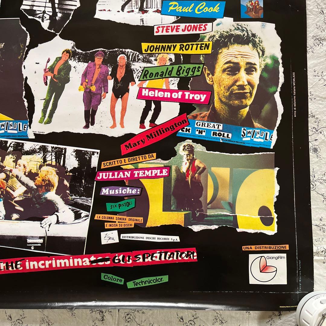 レア!‼︎ イタリア製 ヴィンテージ ポスター THE SEX PISTOLS