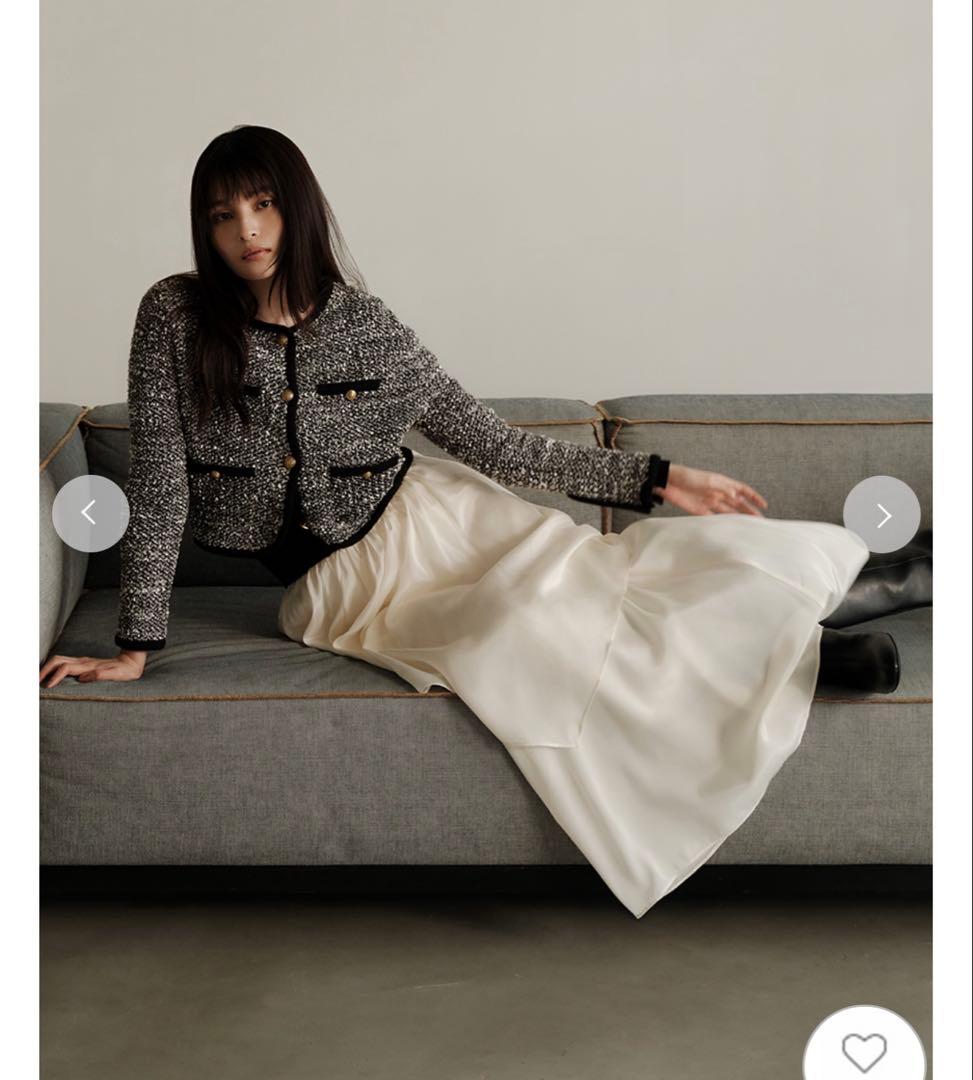 【美品】FRAY I.D ニットドッキングワンピース 黒 サイズ1 人気カラー