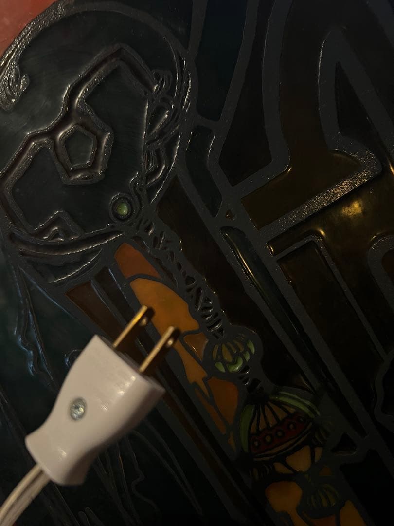 Art Nouveau Stained Glass Lampアルフォンスミュシャ