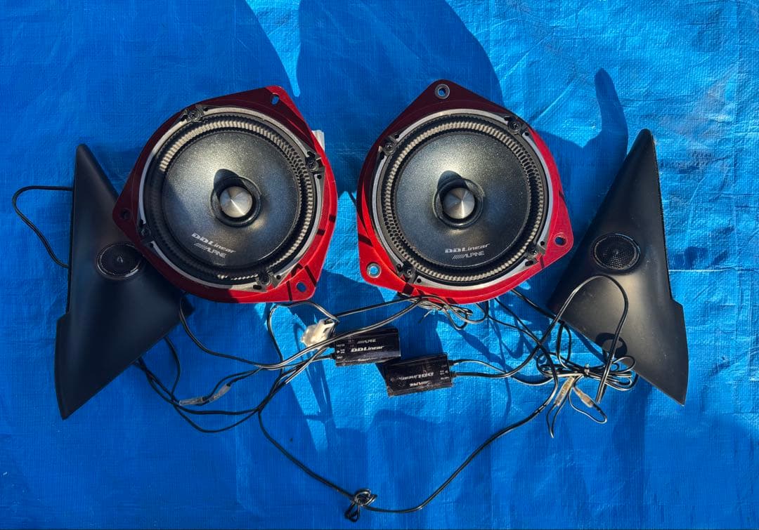 ALPINE DDリニアドアスピーカー（ツイーター付きクロスオーバー2ピース）