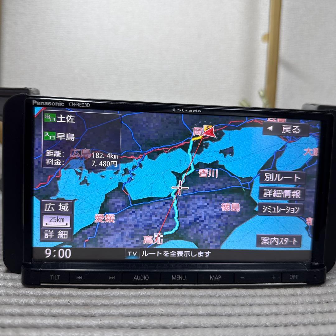 パナソニック CN-RE03D カーナビ 地図