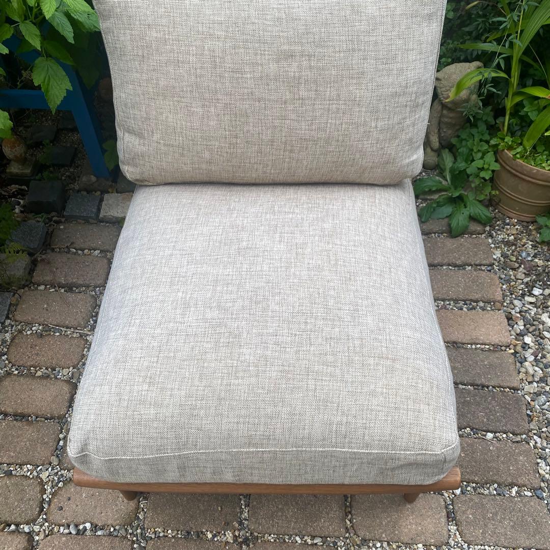 モモナチュラル　クラウドソファ　1p オットマンセット　購入条件付