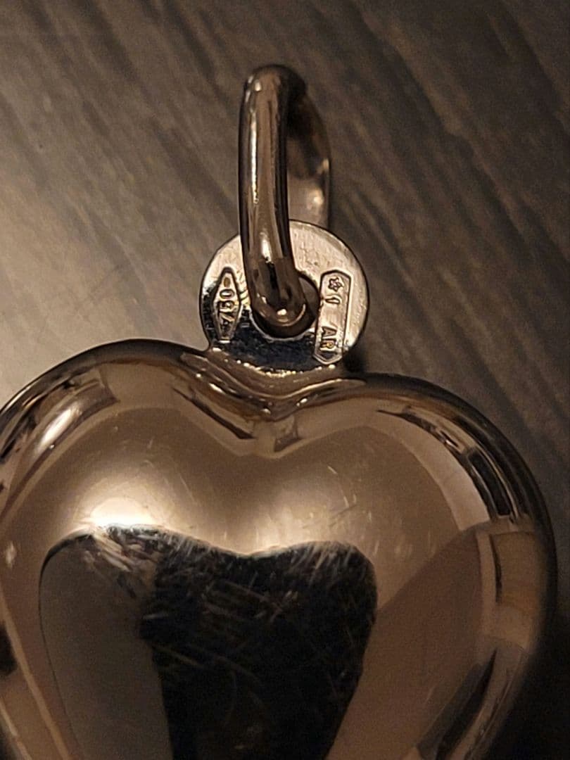 UNOAERRE ウノアエレ ハート ペンダントトップ チャーム