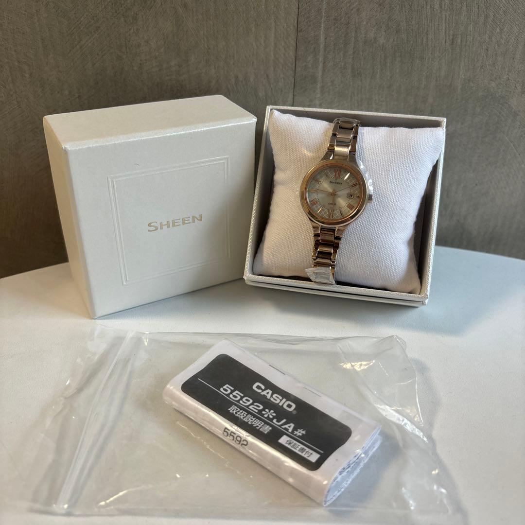 新品未使用カシオ CASIO SHEEN シーン腕時計