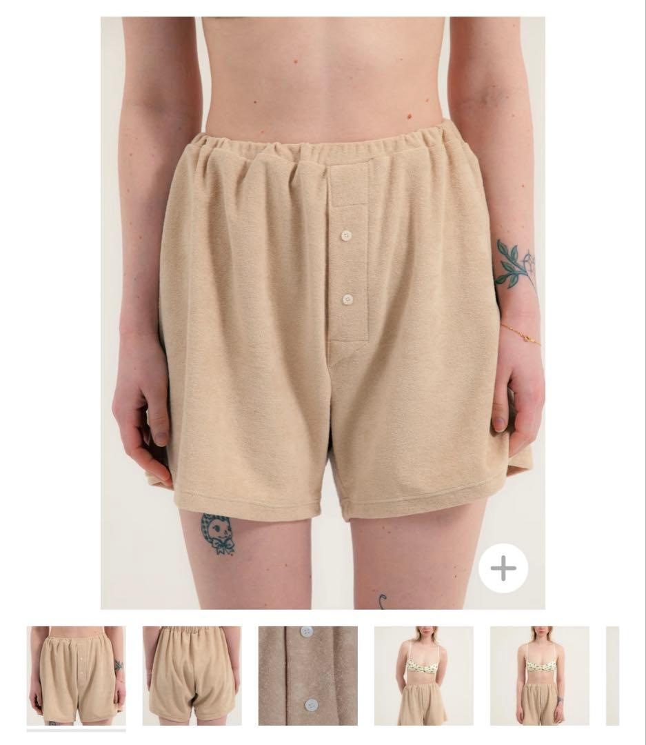 パンツ drawers PILE TRUNKS beige