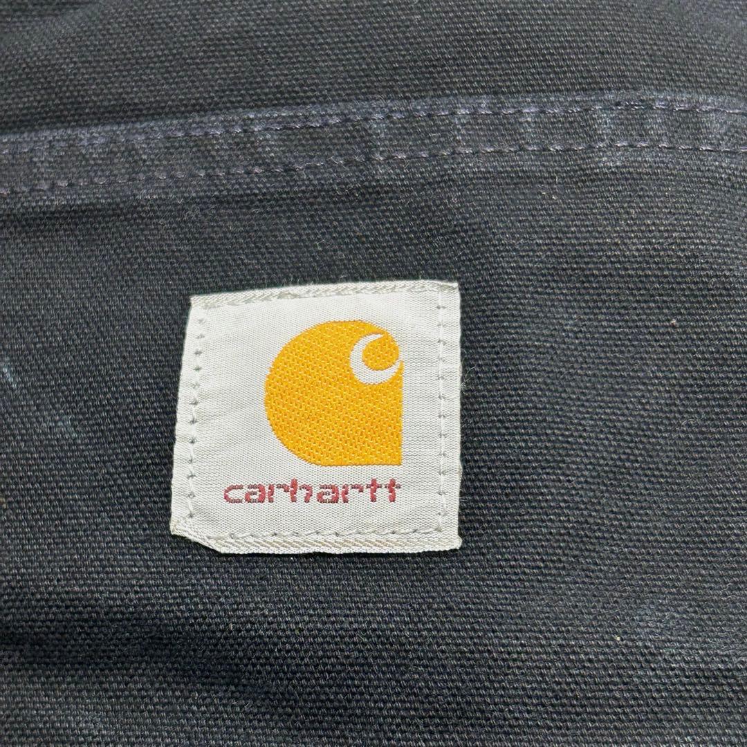 ◾️カーハート◾️made in USA ◾️ブラック◾️ダブルニーペインターパンツ◾️