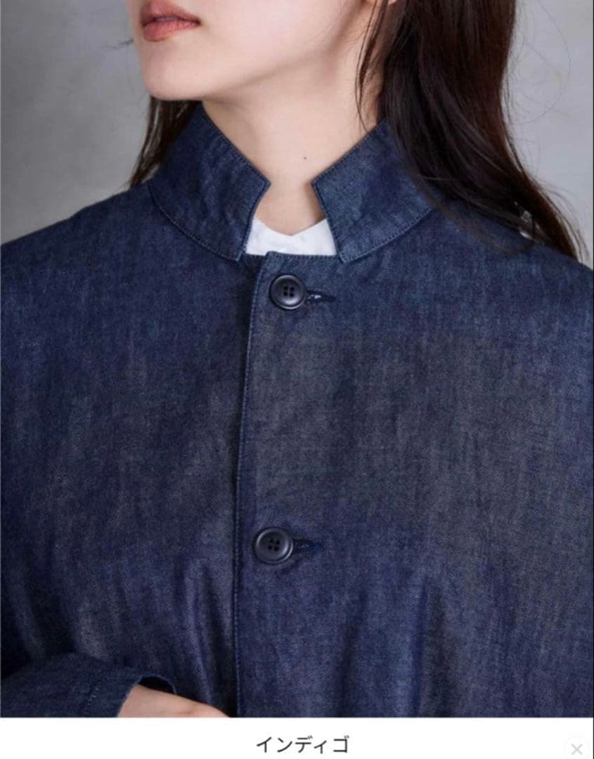 SETTO セット マーケットジャケット インディゴ デニム コートアウター