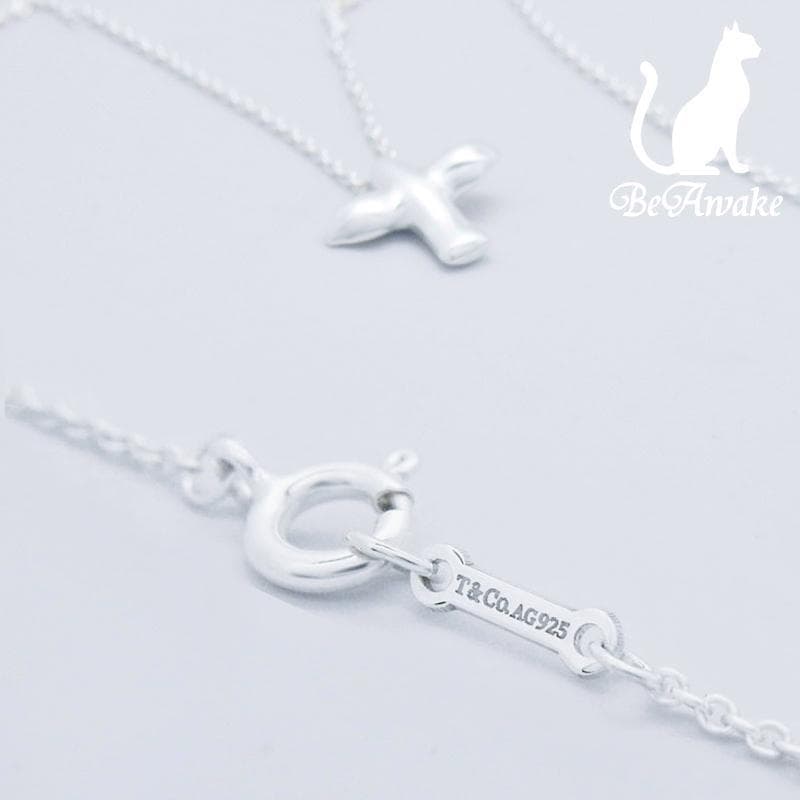 【新品仕上げ済】 ティファニー バードクロス ネックレス ペンダント