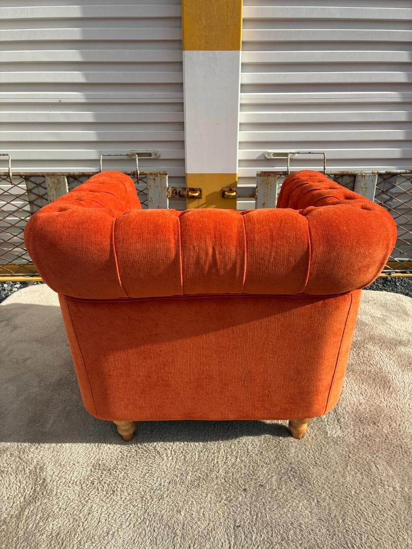 引取限定【美品】VINCENT ヴィンセント アンティーク調 1人掛けソファ