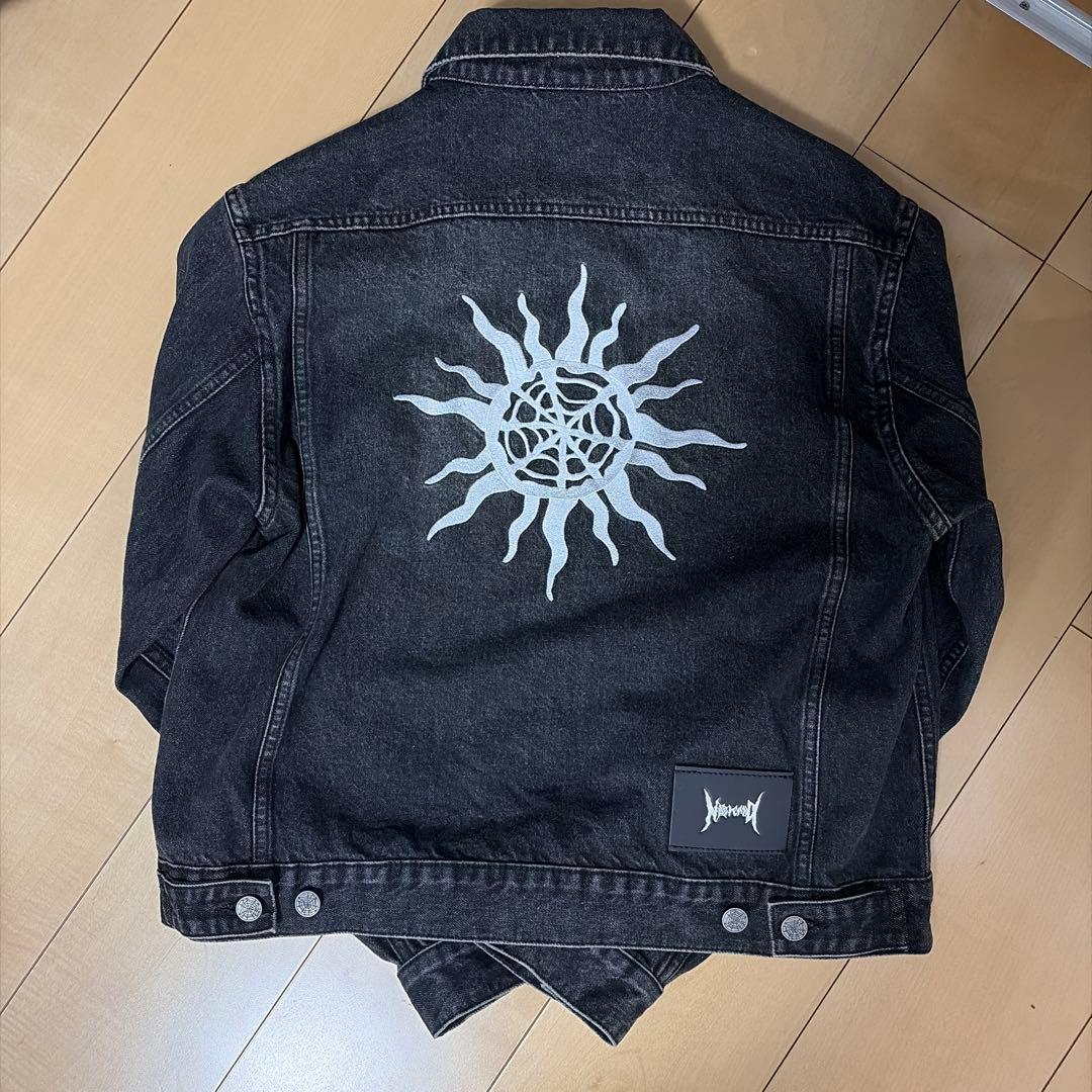 NOREMID黒 デニムジャケット　Sサイズ