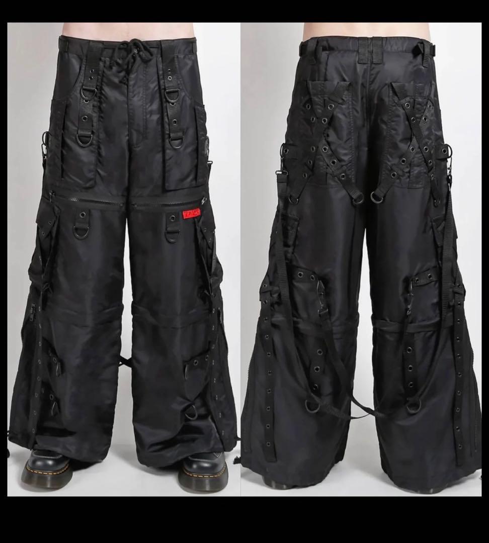 ぬ*え様 TRIPP NYC X-STRAPジップオフスペースアウトナイロンパン