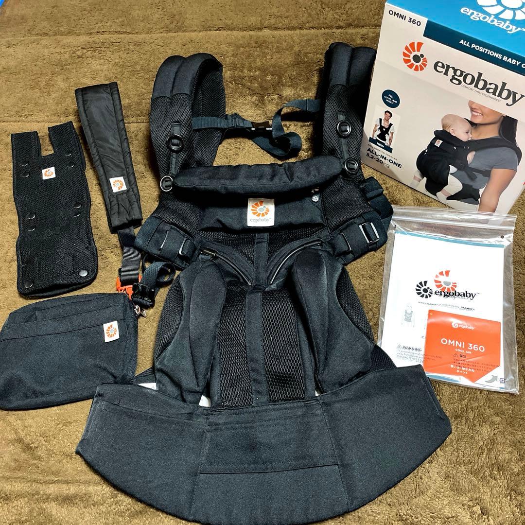 エルゴベビー ベビーキャリア OMNI360 クールエア ブラック