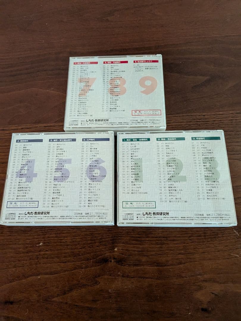 「最新版」しちだ式　れきし探訪　日本史編CD