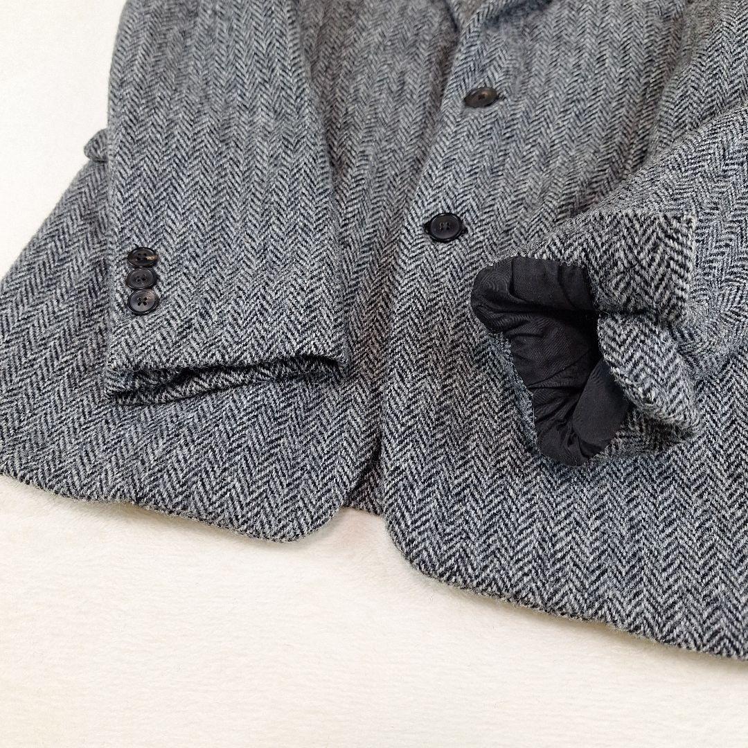 トゥモローランド　ハリスツイード　テーラードジャケット　ヘリンボーン　46