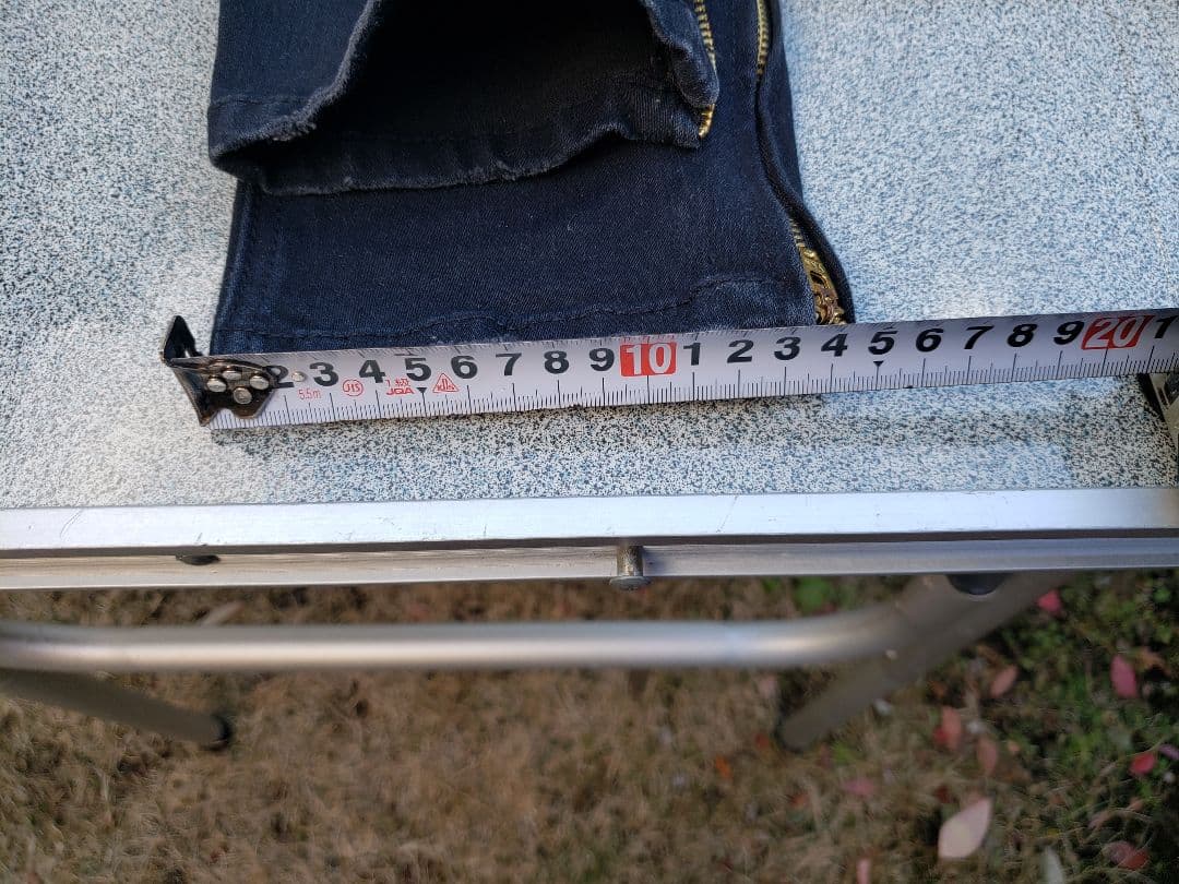 フ*子様 ナンバーナインデニム　ストレッチジーンズ　ダメージペンキ加工　希少サイ