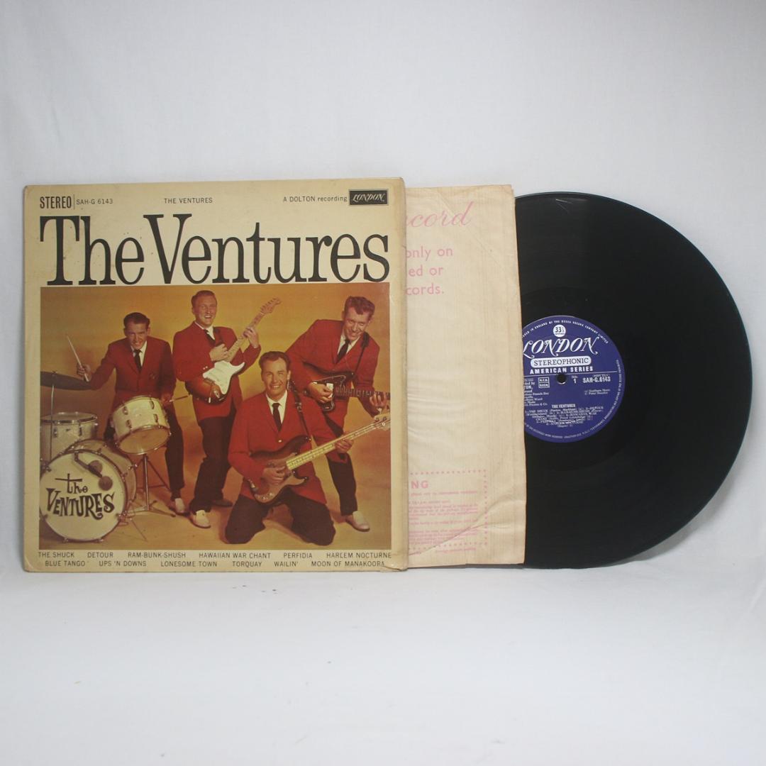 英LP The Ventures ステレオ初期UK盤 Stereo ジャケット悪