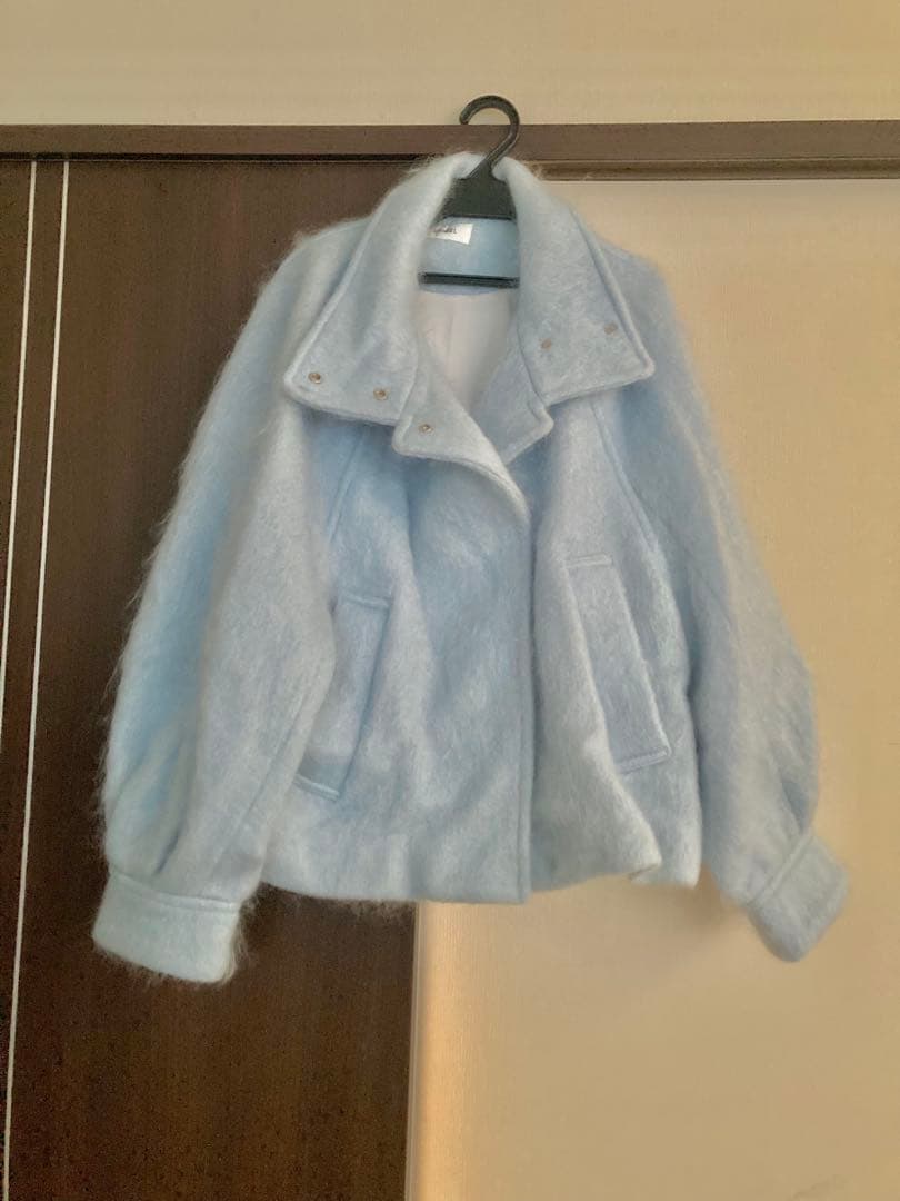 SNIDEL スナイデル シャギーミドルブルゾン