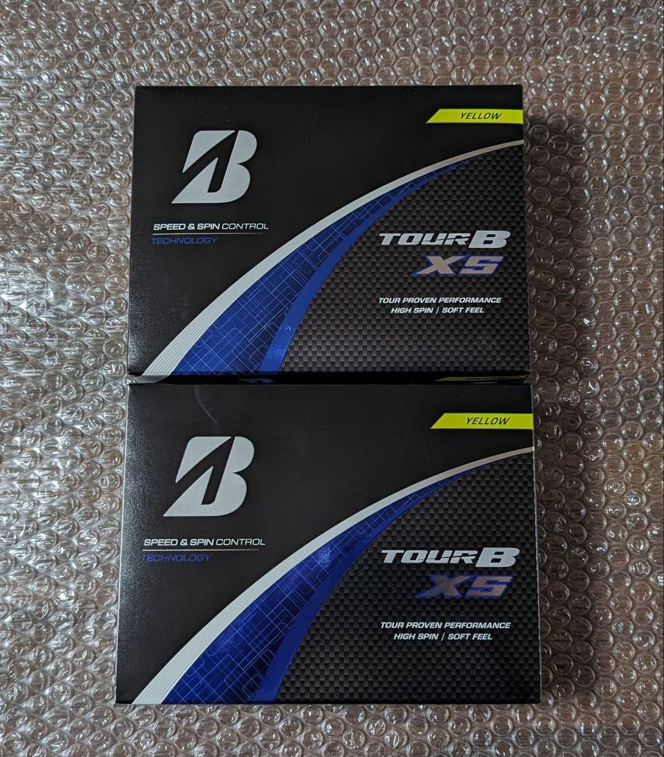 新品 ブリヂストン TOUR B XS イエロー　2024年モデル　2ダース