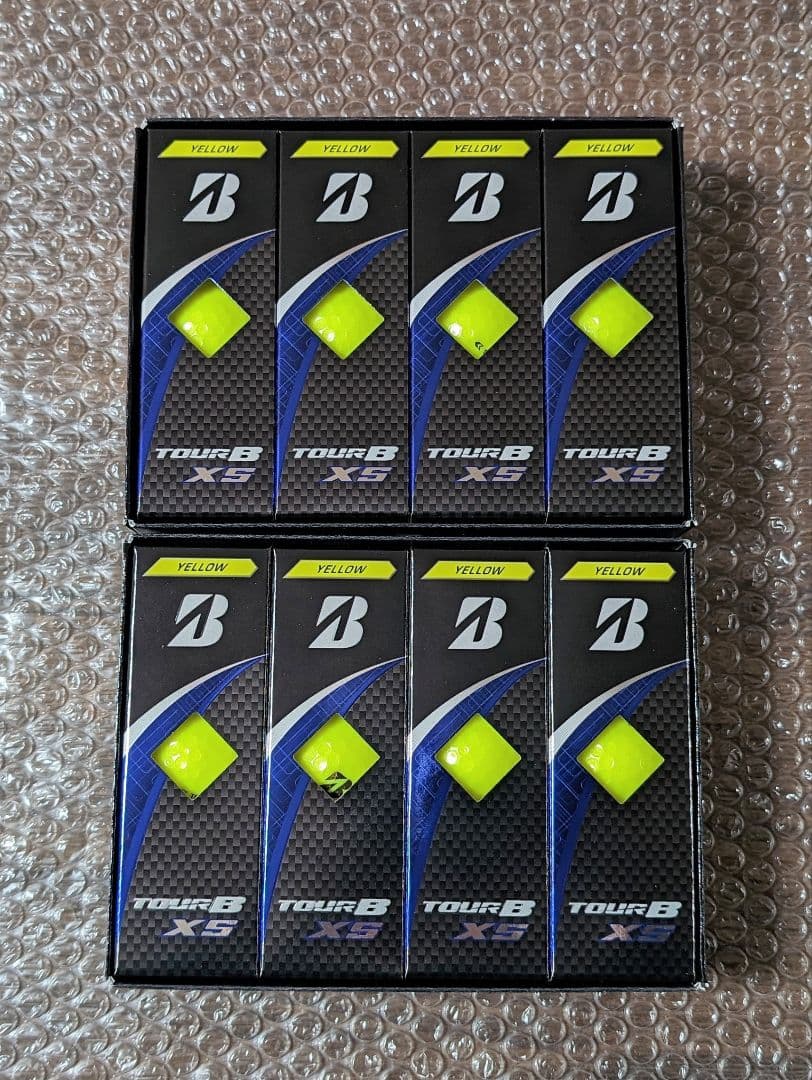 新品 ブリヂストン TOUR B XS イエロー　2024年モデル　2ダース