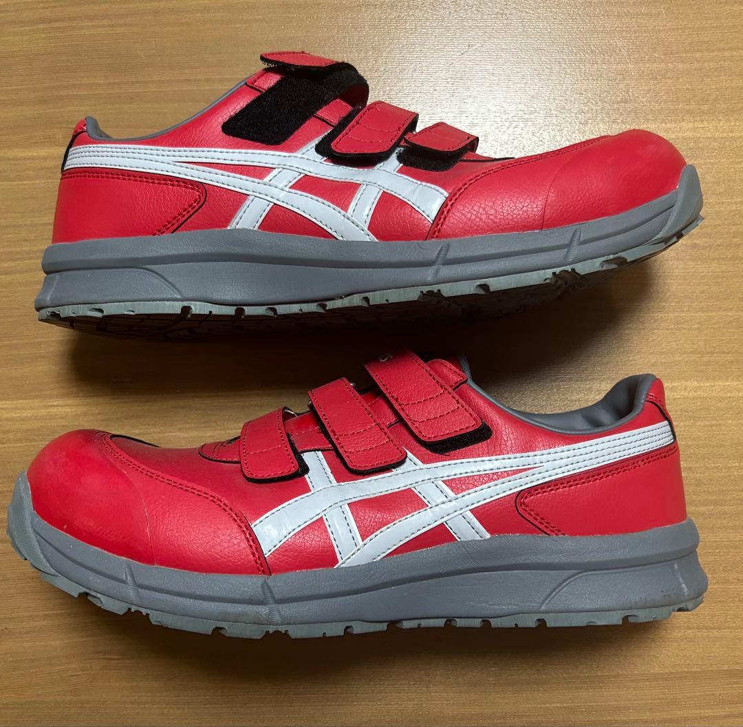 asics 赤 FCP301 安全靴 ウィンジョブ