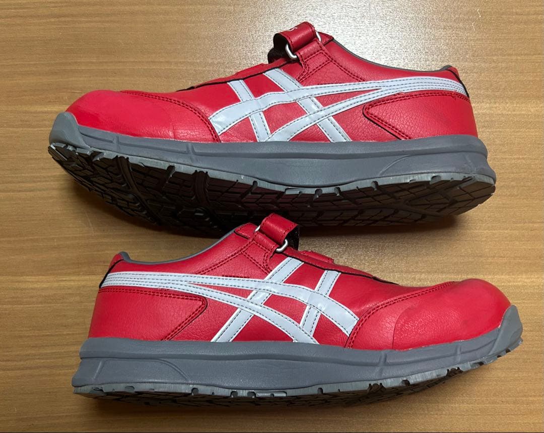 asics 赤 FCP301 安全靴 ウィンジョブ