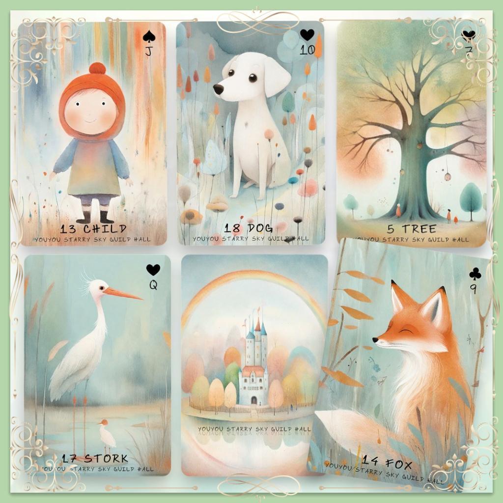 【正規品ルノルマンカード】ゆめかわいい✨アンティークなおとぎ話のようなデッキ
