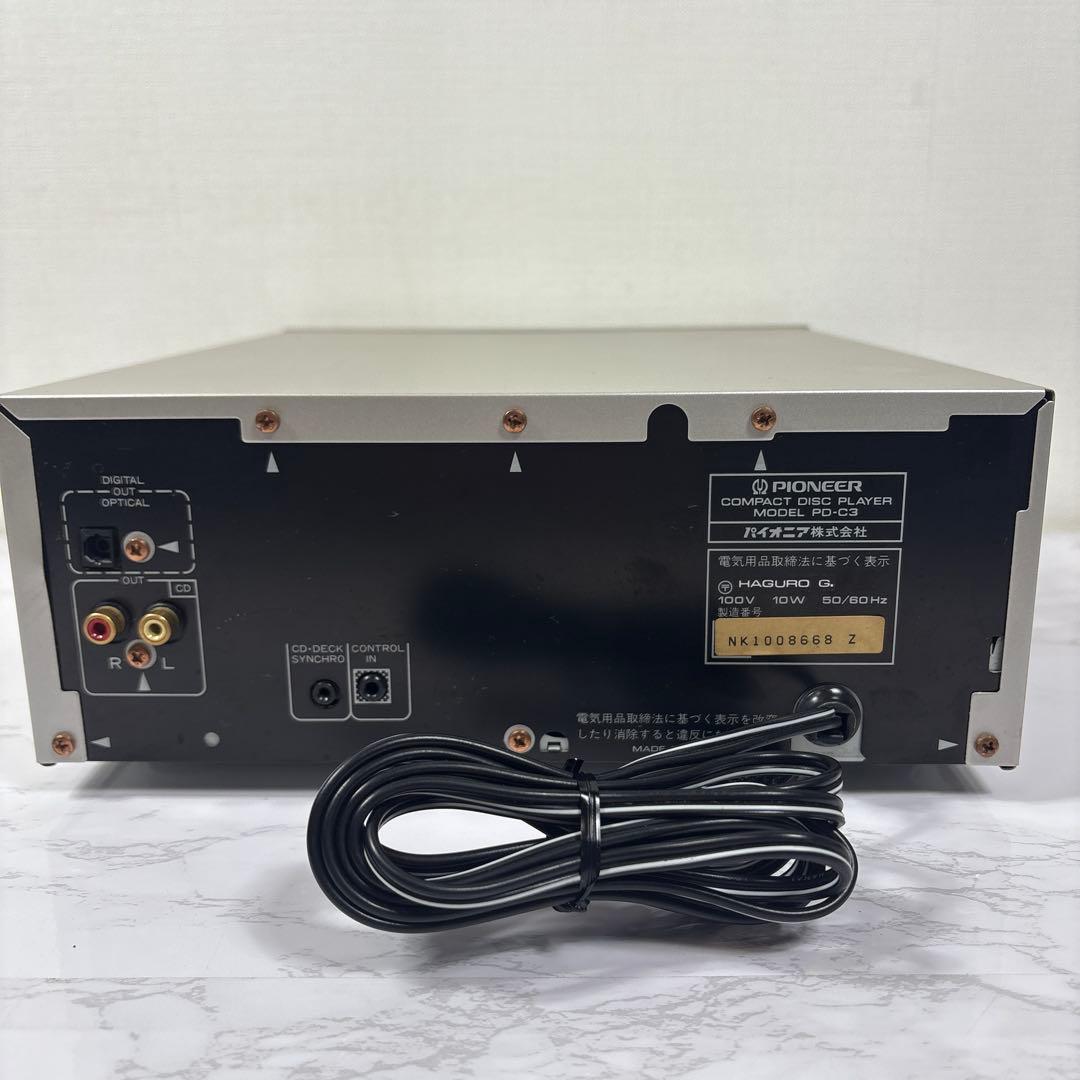パイオニア　PD-C3　Pioneer　コンパクトディスクプレーヤーリモコン付き