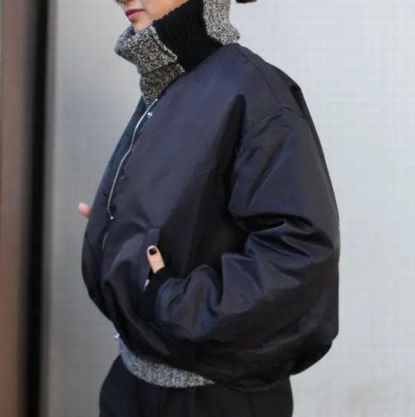 1LDK MY マイ ノーカラーボアブルゾン