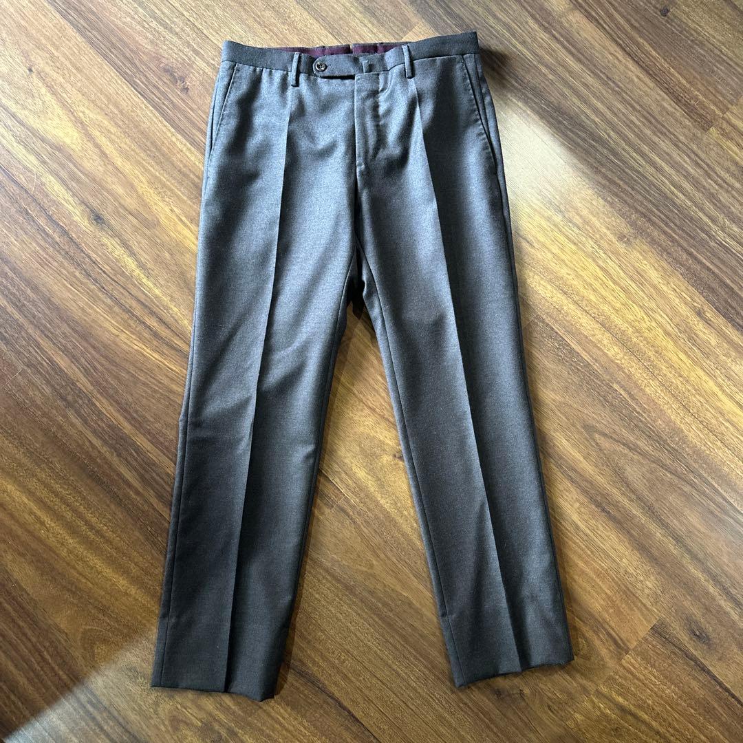 パンツ INCOTEX \"super100s\" slim fit wool slacks