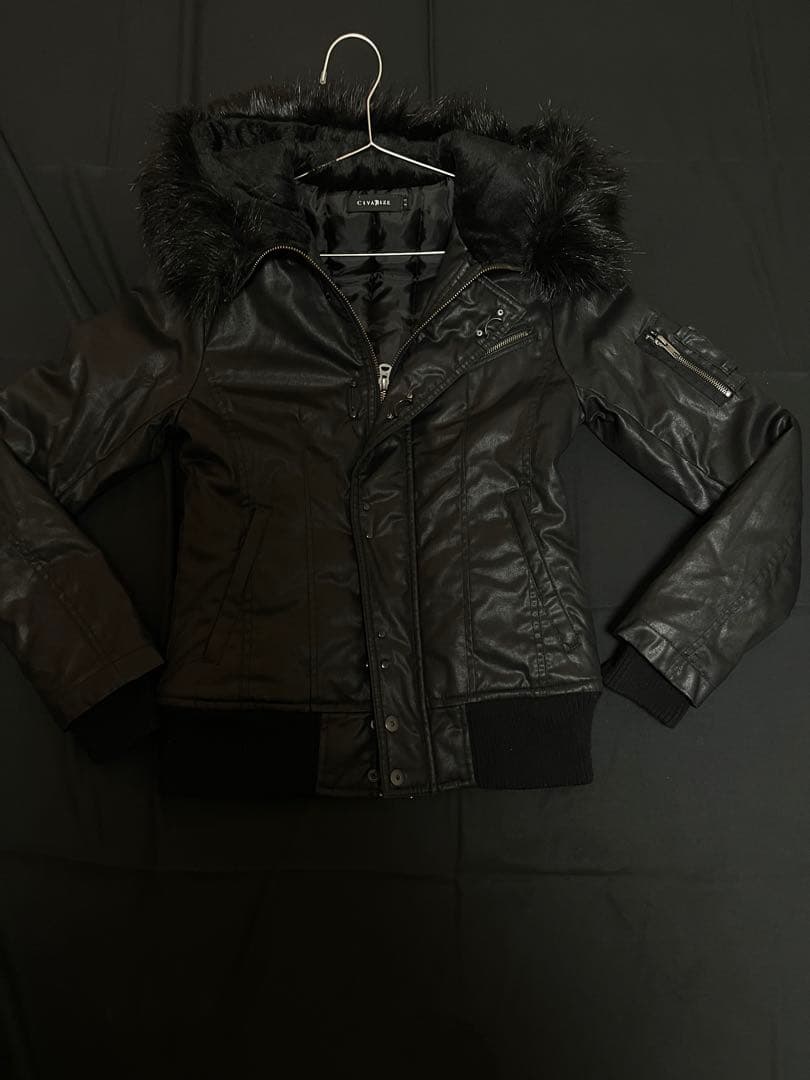 ジャケット・アウター 00s civarize fur coated N-2B blouson y2k