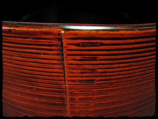 玄々斎好 浦千鳥 銀富士 金具 水指 久世宗博 茶道具 f145