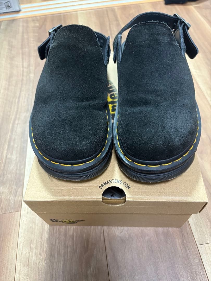 Dr. Martens ブラック スリッポンサンダル