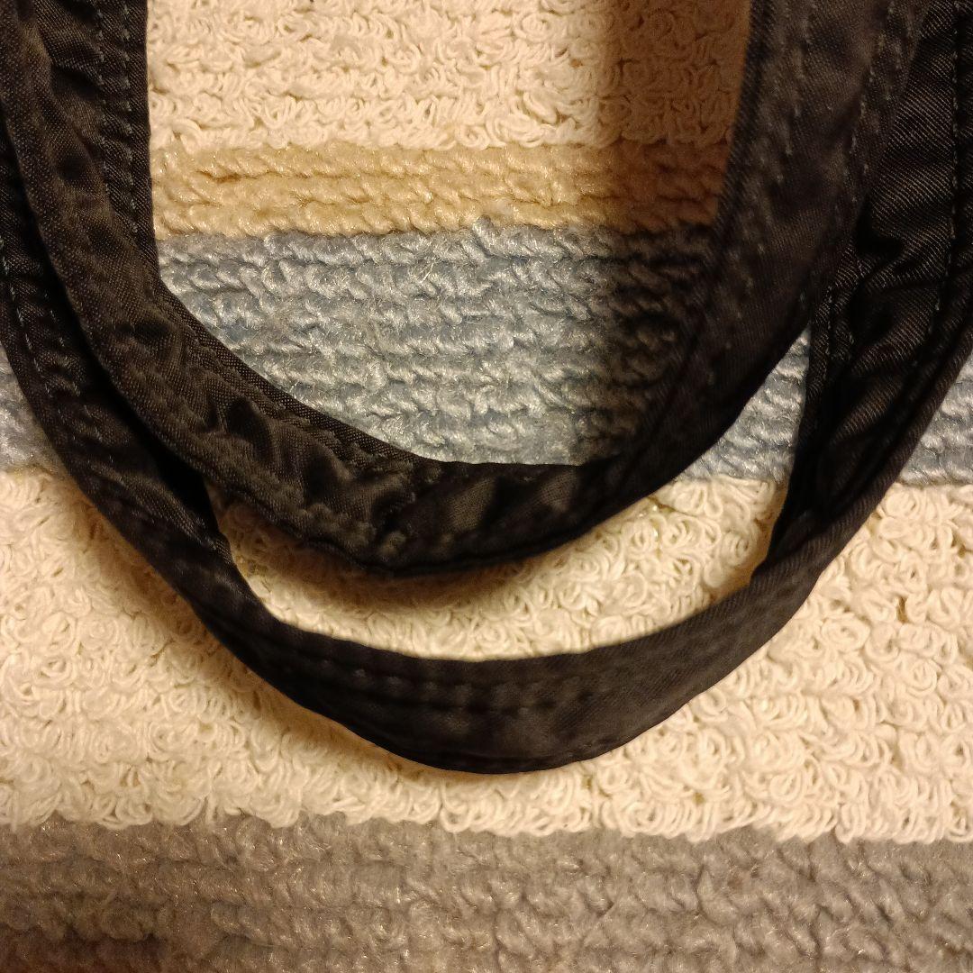 <希少美品>PORTER 黒 ミニドラムバッグS