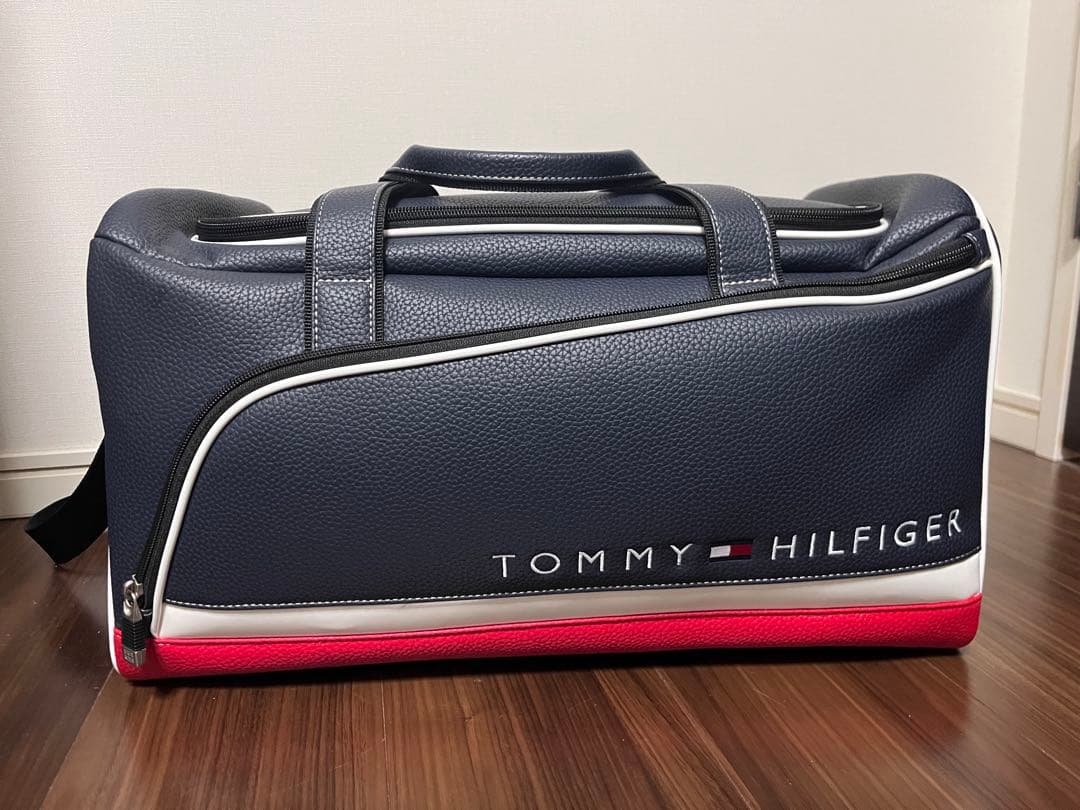 トミーヒルフィガーゴルフ 2WAY ボストンバッグ ネイビー　バッグ　