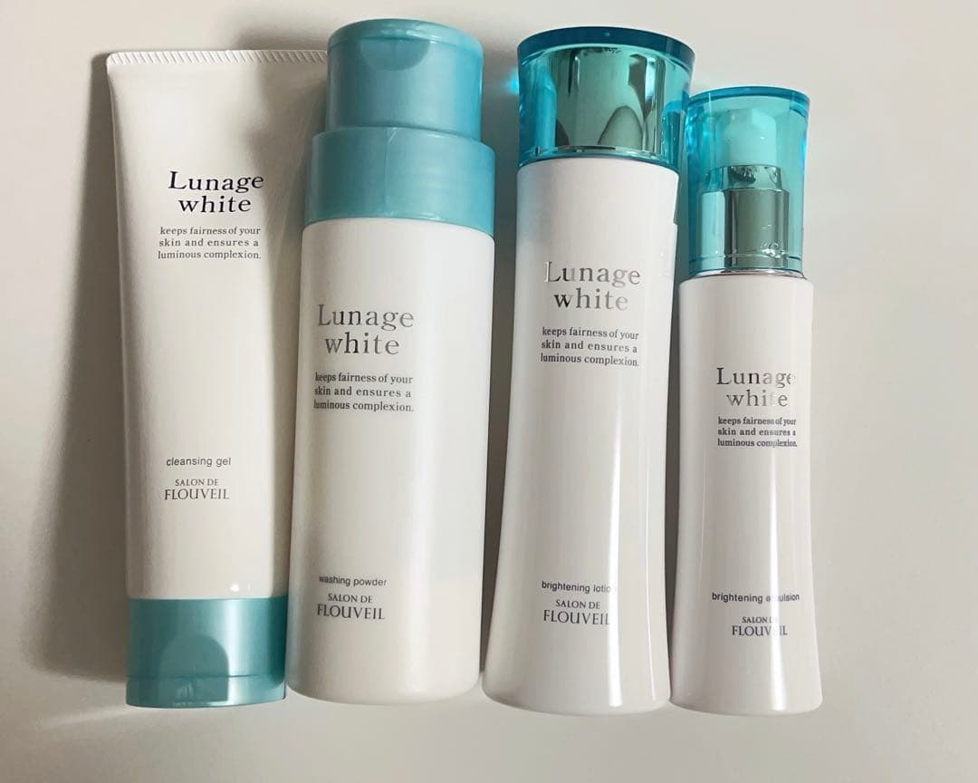 ルナージュホワイト　基礎化粧品一式　スキンケア　美白　サロンドフルベール化粧品