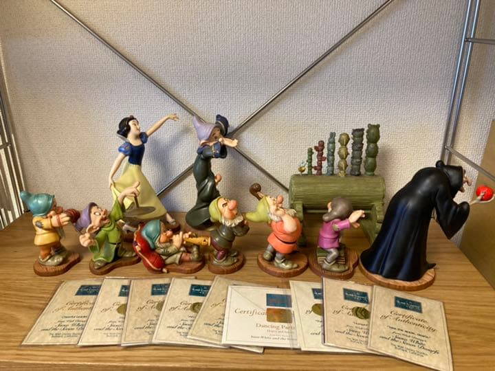 wdcc白雪姫7人の小人魔女10点セット