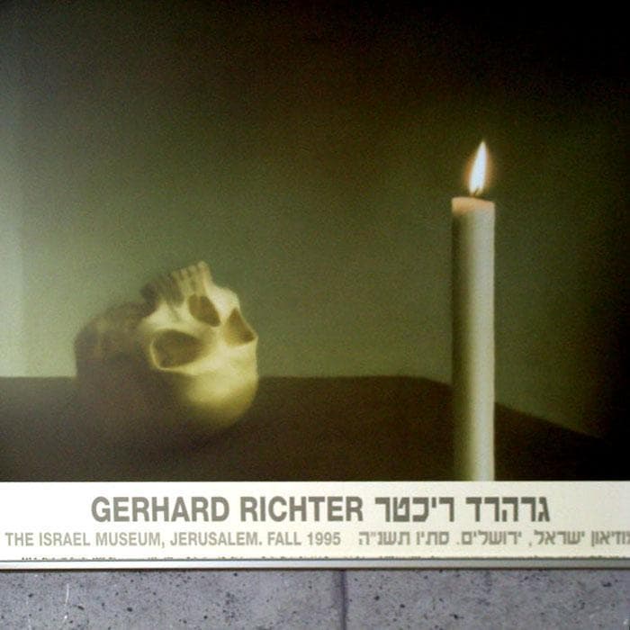 特別価格Skull with Candle ゲルハルト・リヒター アートポスター