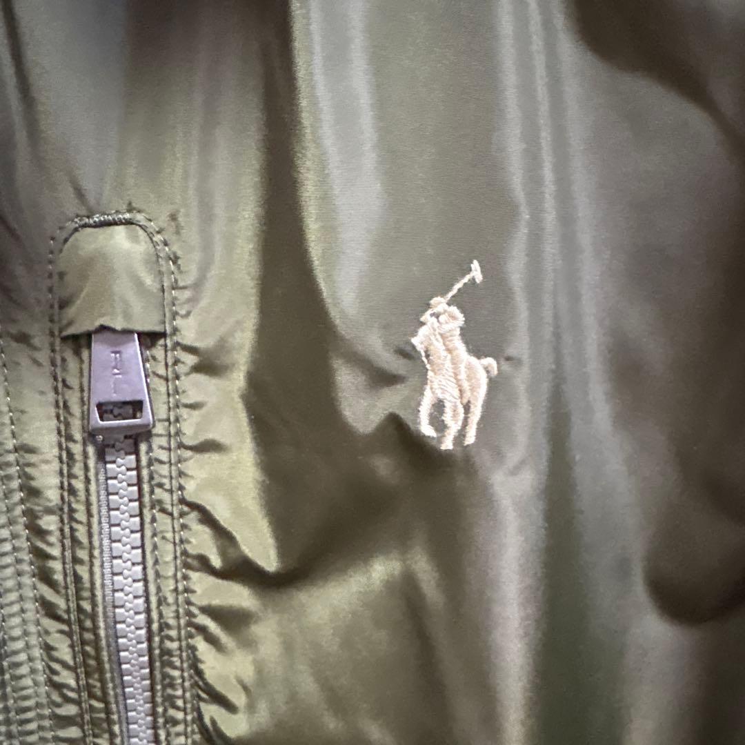 【新品タグ付】ラルフローレン ダウンジャケット オリーブ（日本M相当）