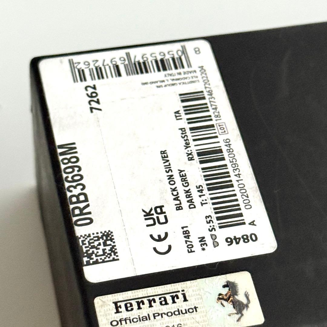 入手困難 Ray Ban フェラーリ コラボ RB3698M F074B1