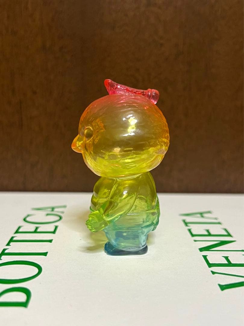 かけるり　子雀力士 チュンペイ　真頭玩具　REALHEAD しぇふ染め クリア