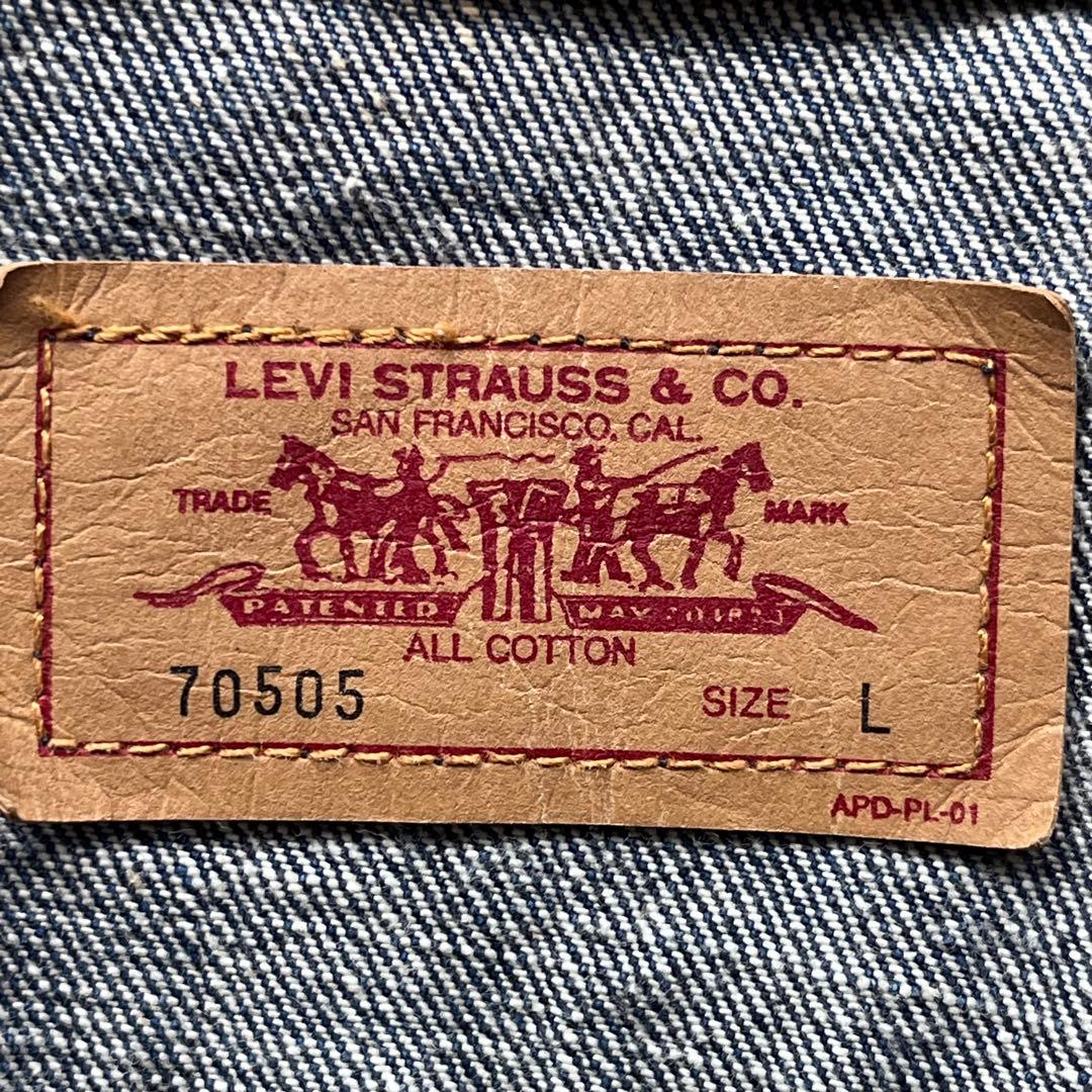 levi's リーバイス　デニムジャケット　gジャン　70505 00s L