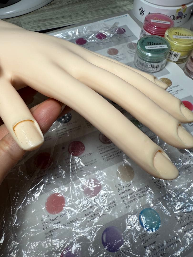 お値下げしました。JNEC認定ネイル・モデルハンド