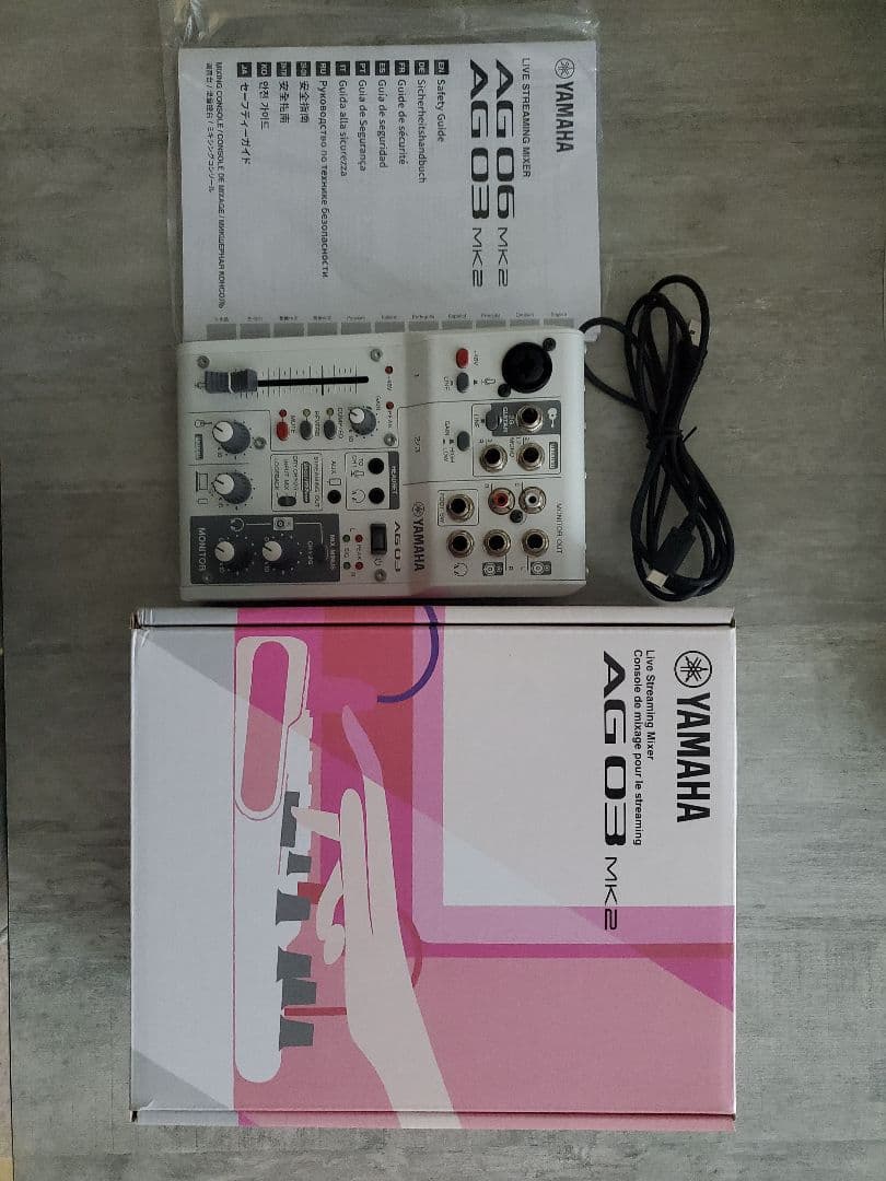 YAMAHA AG03 MK2 オーディオインターフェイス