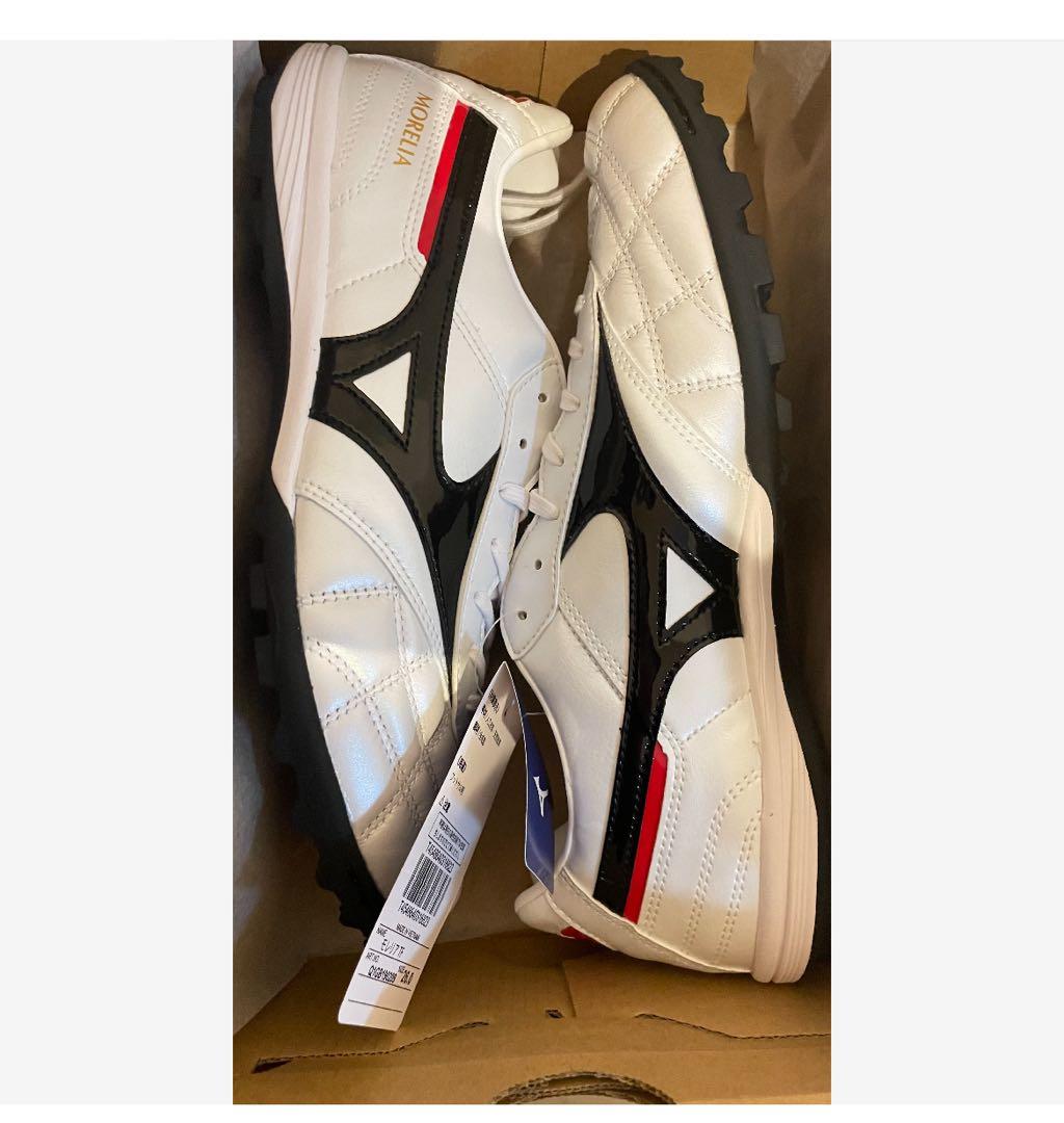 新品未使用モレリアホワイトトレーニングシューズ25cm廃盤モデルカンガルー