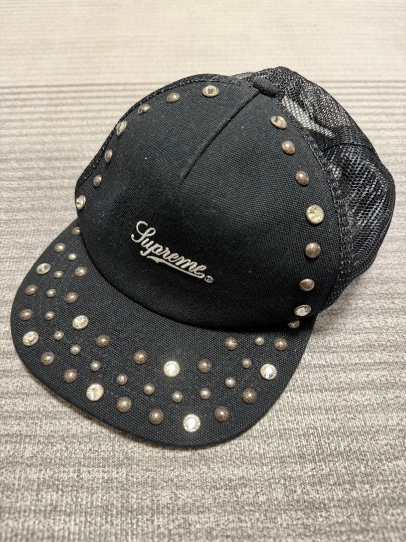 帽子 Supreme b.b.Simon StuddedCanvasMesh 24aw