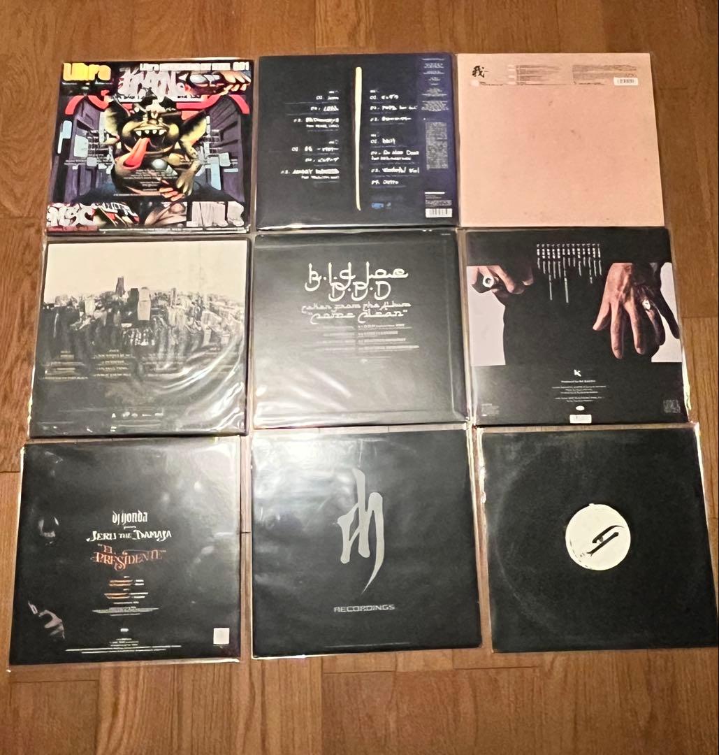 日本語ラップ　レコード　オマケ付き