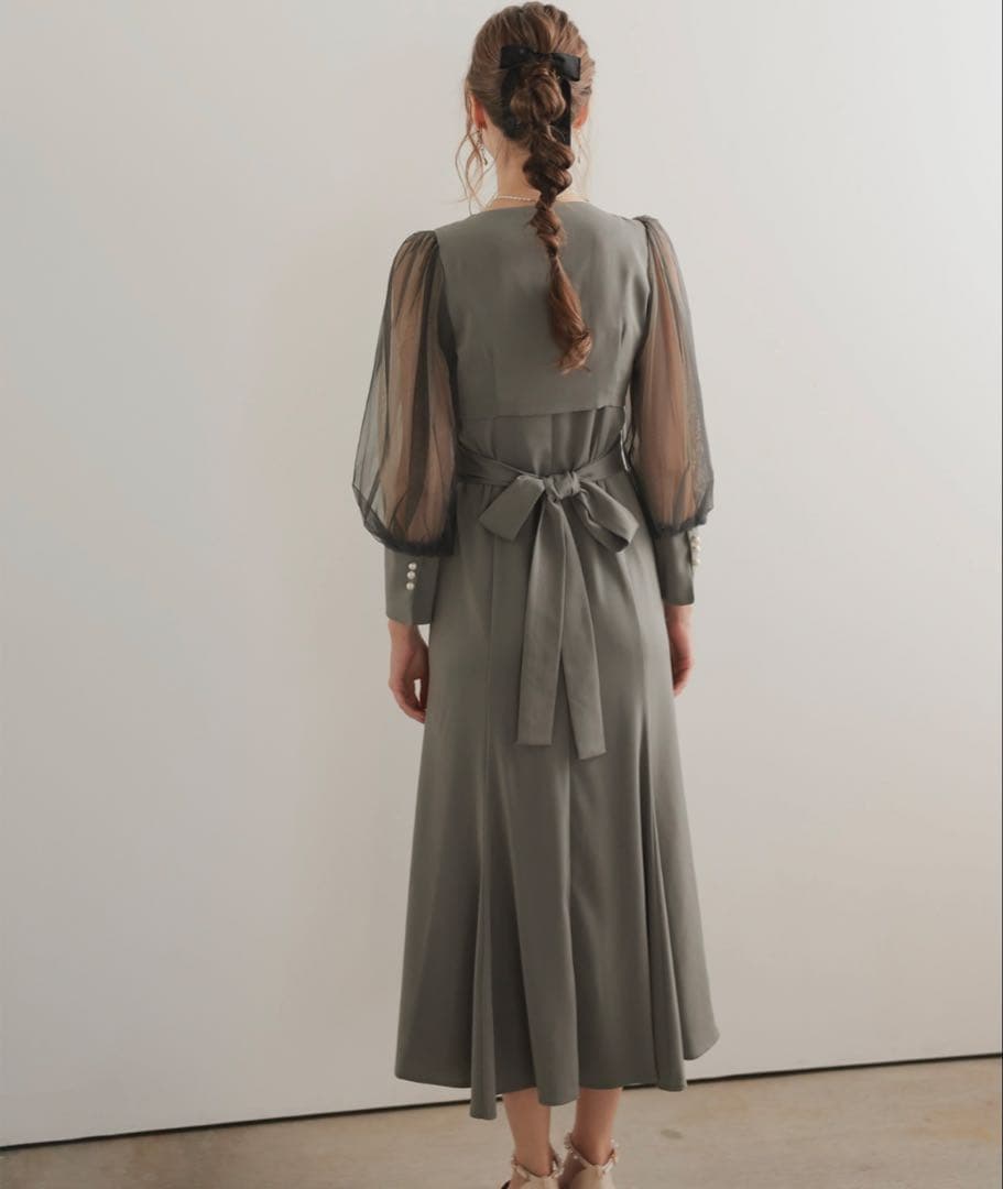 ★新品タグ付き★ドリードール　クロスデザインドレス　2wayドレスパール　結婚式