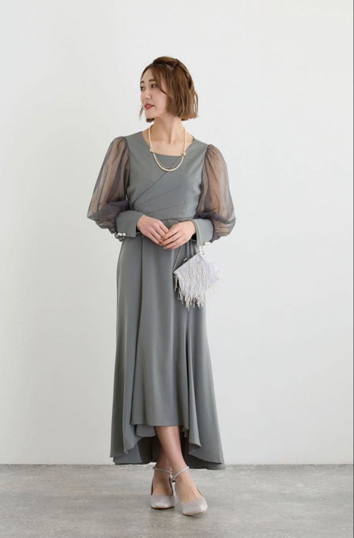 ★新品タグ付き★ドリードール　クロスデザインドレス　2wayドレスパール　結婚式