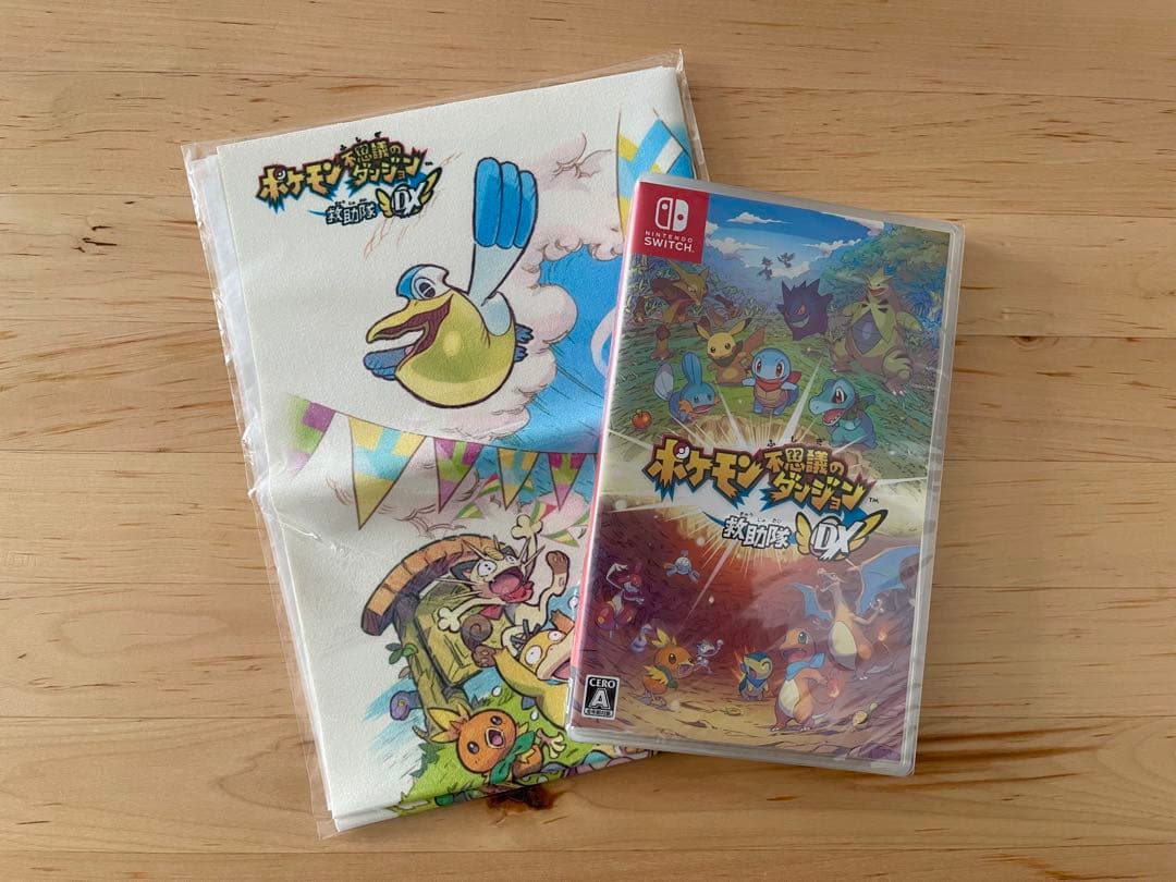 ポケモン不思議のダンジョンDXと購入特典布製ポスター